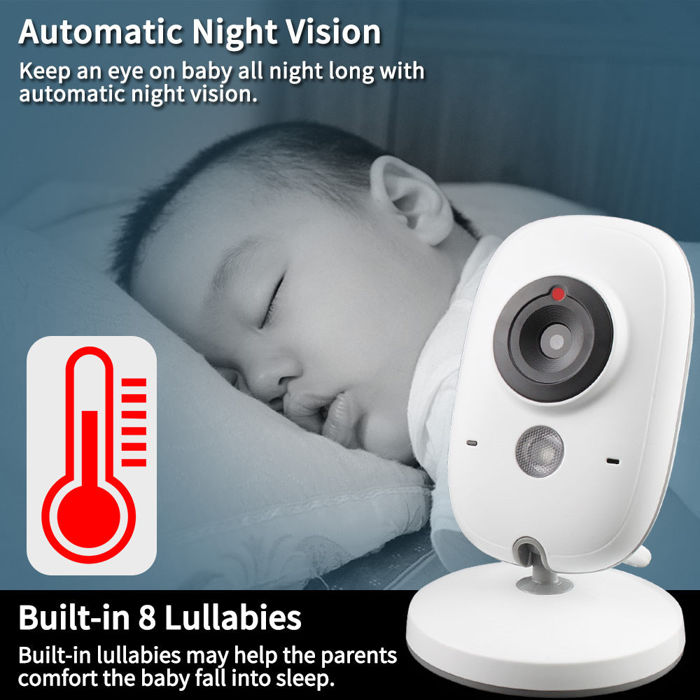 Babyphone numérique sans fil VB603 3,2 pouces