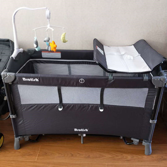 Multifunctional Baby Cot Splicing Large Bed Portable