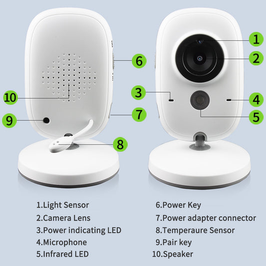 Digital Wireless Baby Monitor VB603 3.2-Inch